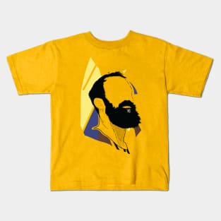 Beard aesthetics on hot summer day Kids T-Shirt